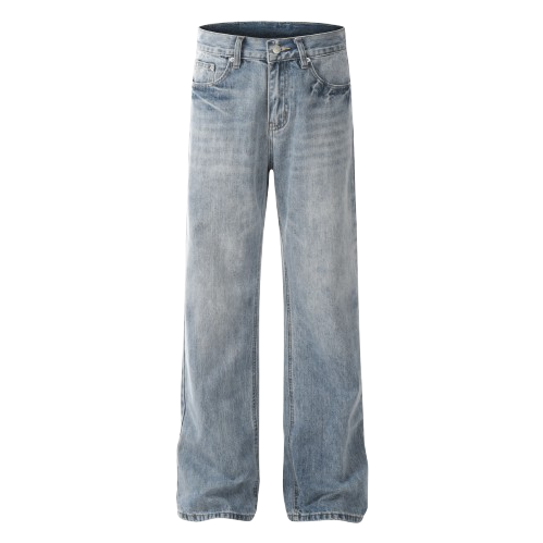 Wide Washed Denim