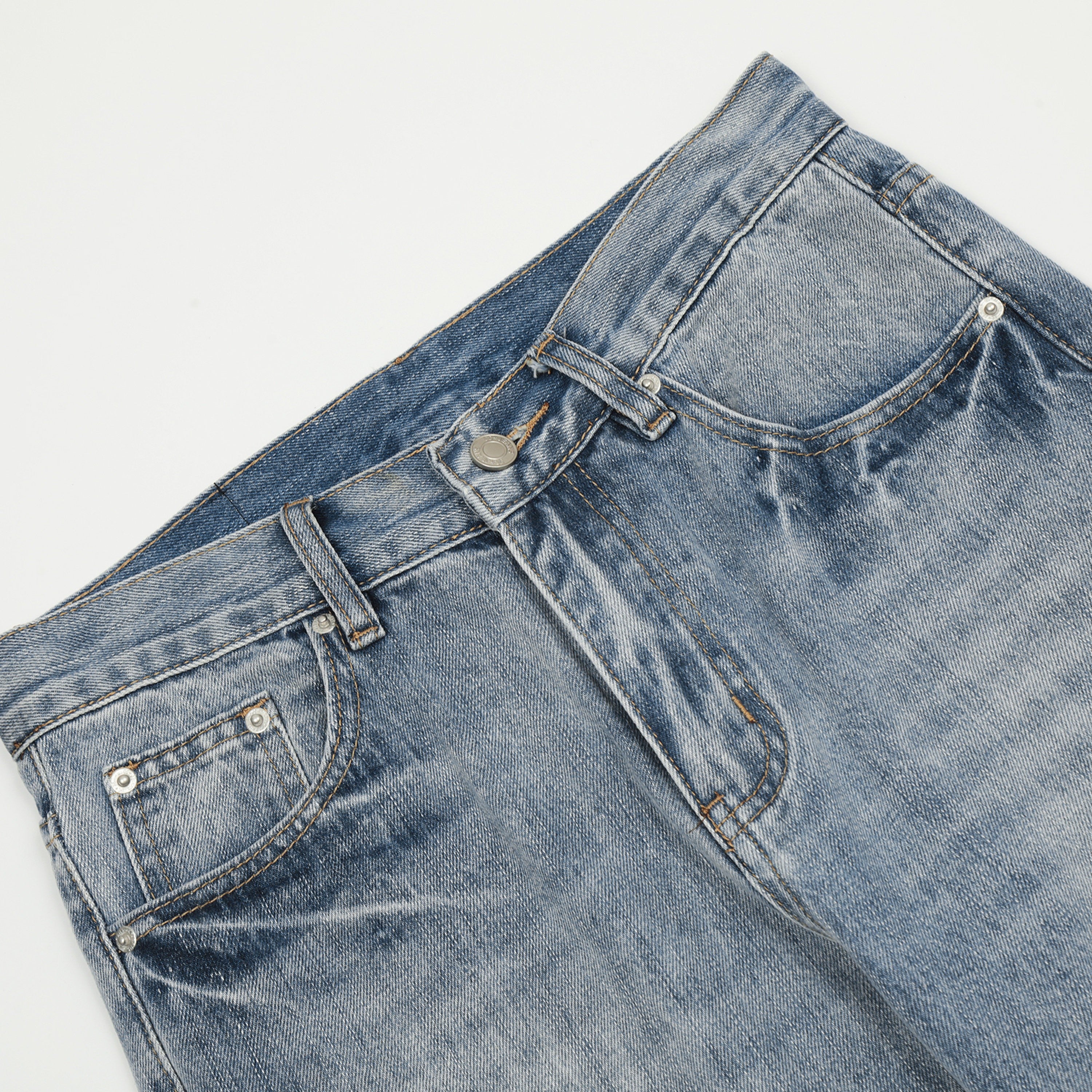 Wide Washed Denim