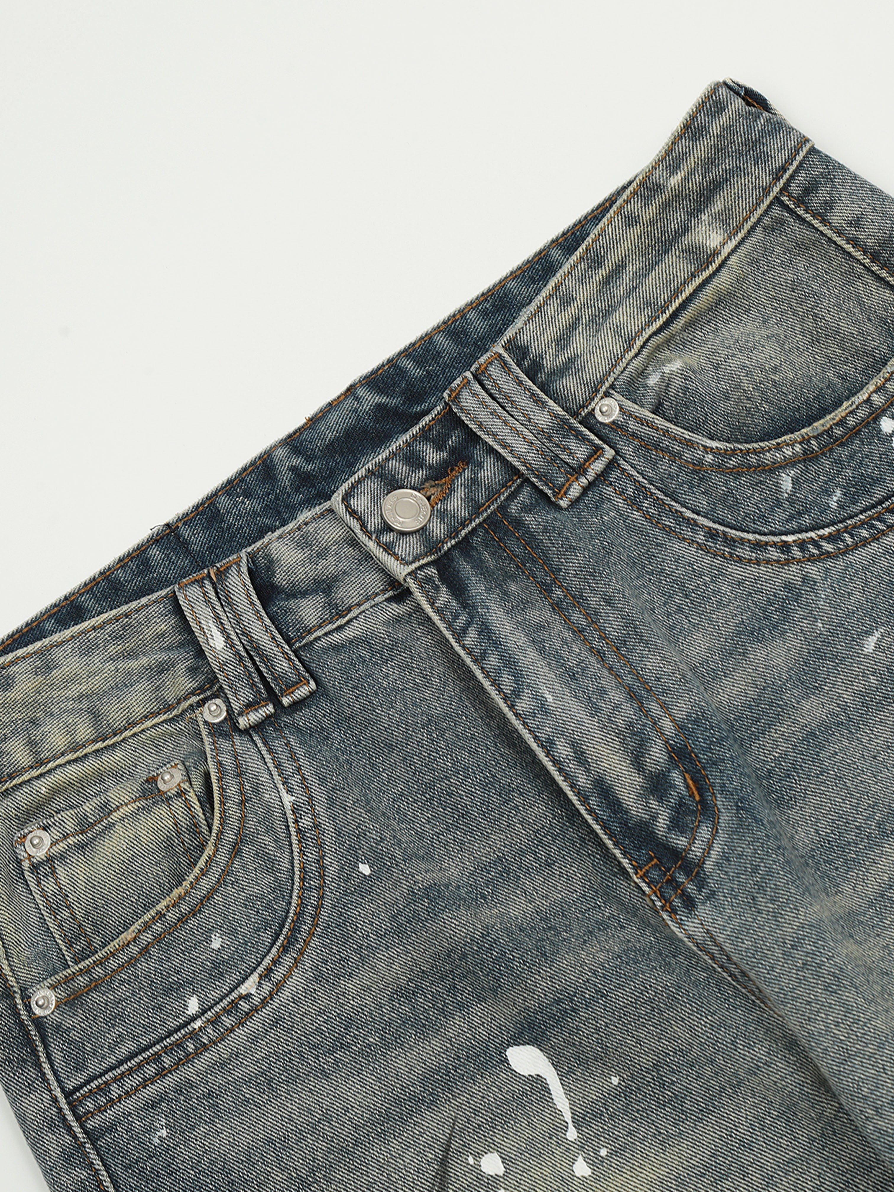 ink splash denim