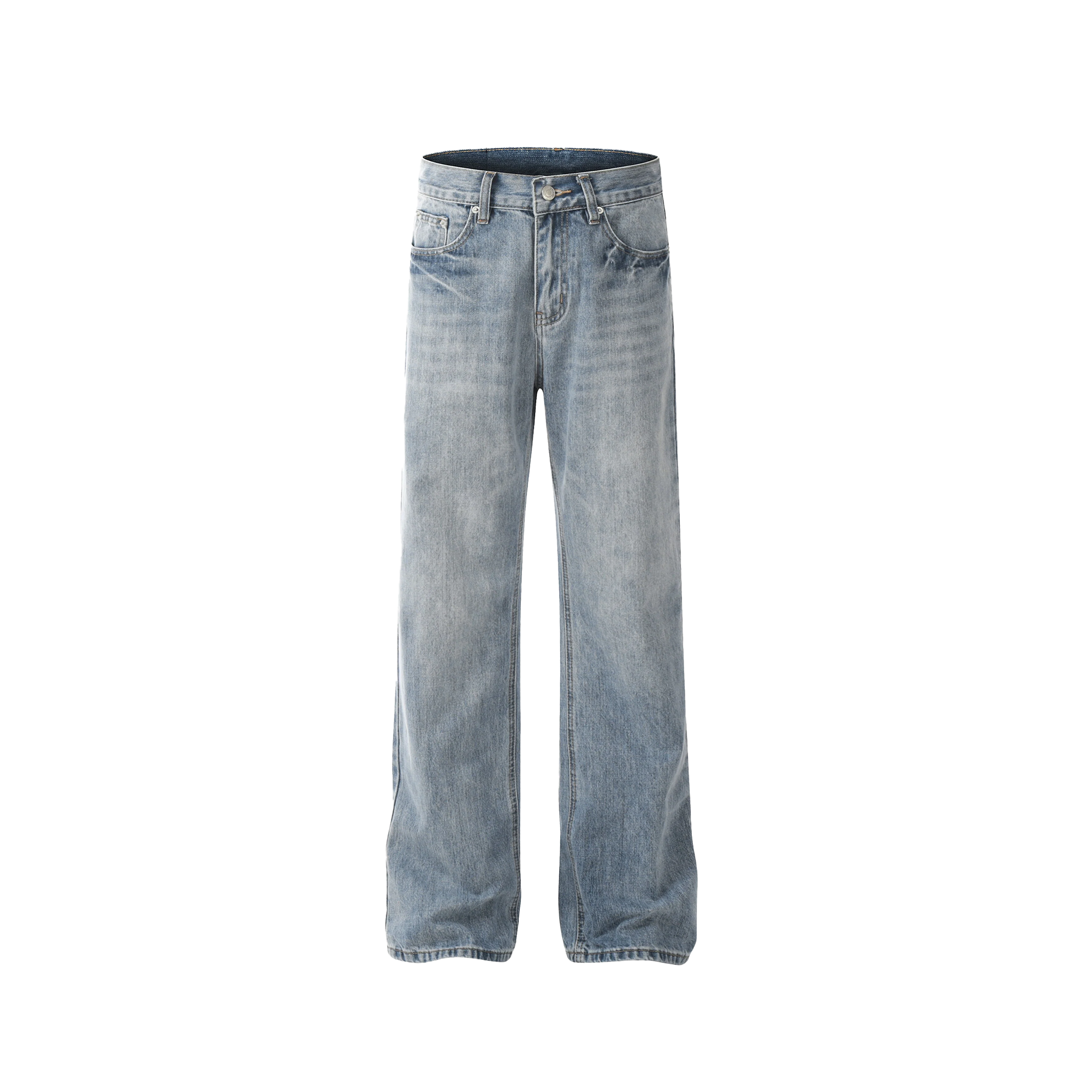 Wide Washed Denim