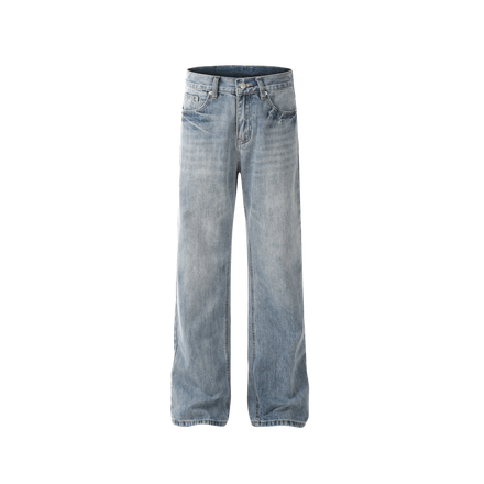 Wide Washed Denim